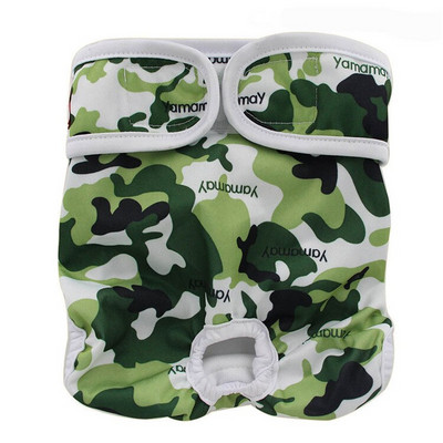 „Ohbabyka Hook&Loop“ pritaikytos šunų audinio sauskelnės higieninės įklotos kelnės moteriškoms naminiams gyvūnėliams Apatiniai drabužiai naminių šunų dresavimo kelnaitės Dydis SML