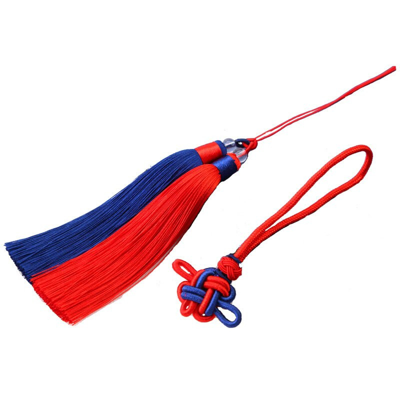 Kahevärvilised rippuvad nöörid siiditutid DIY kardinad riided kott käsitöötarbed klassikalises stiilis tutti ripats dekoratiivne tutt