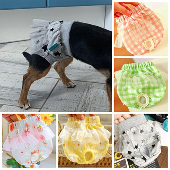 Φυσιολογικό παντελόνι σκύλου που πλένεται Πάνες σκύλου από μαλακό πλέγμα Θηλυκά εσώρουχα για σκύλους Σορτς για σκύλους Εσώρουχα υγιεινής περιόδου