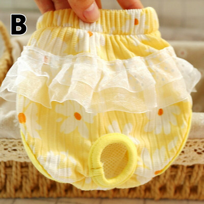 Koerte füsioloogilised püksid Pestavad koeramähkmed Pehme võrguga emased koerad lühikesed püksid aluspüksid menstruatsioon sanitaarpesu püksid