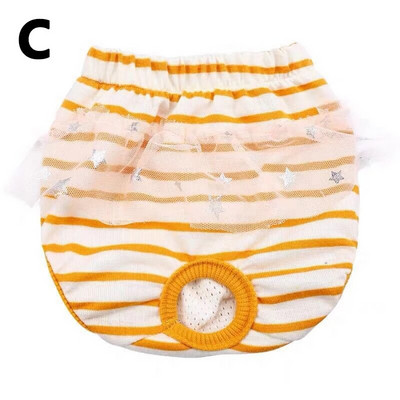 Koerte füsioloogilised püksid Pestavad koeramähkmed Pehme võrguga emased koerad lühikesed püksid aluspüksid menstruatsioon sanitaarpesu püksid