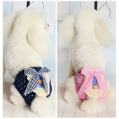 Φυσιολογικό παντελόνι για θηλυκό σκύλο Βαμβακερό σορτς σκύλου που πλένεται Εσώρουχα εμμηνόρροιας Σλιπ για κατοικίδια Μικρή πάνα για σκύλους