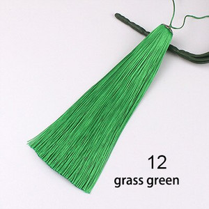 2 buc. 17 cm ciucuri de mătase perie cu franjuri accesorii pentru pandantiv pentru fabricarea de bijuterii bricolaj, ciucuri din satin de mătase, obiecte de artizanat lucrate manual