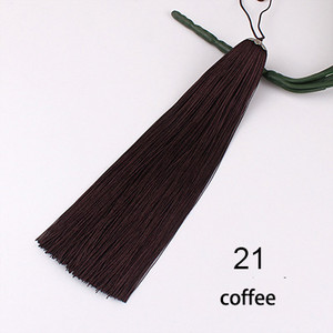 2 buc. 17 cm ciucuri de mătase perie cu franjuri accesorii pentru pandantiv pentru fabricarea de bijuterii bricolaj, ciucuri din satin de mătase, obiecte de artizanat lucrate manual