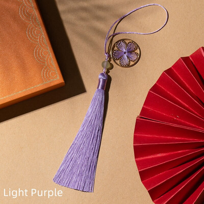 Unisonju 6 τμχ/παρτίδα 27 εκ. Πολύχρωμα κορδόνια φούντα από μεταξωτό βαμβάκι για γούρι σκουλαρίκι Κρεμαστό αξεσουάρ κατασκευής κοσμημάτων από σατέν φούντα