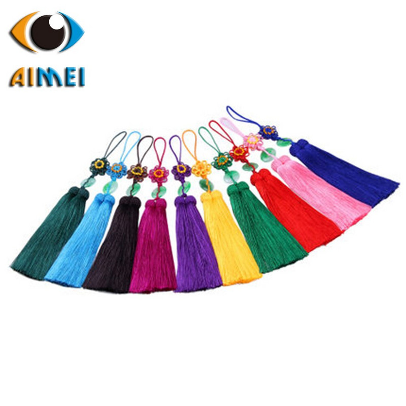 Prívesok do auta s dvojitým strapcom, šperky, doplnky, závesný strapec, ľadový hodváb, závesný nefritový strapec, dekorácia miestnosti, závesný hrot.