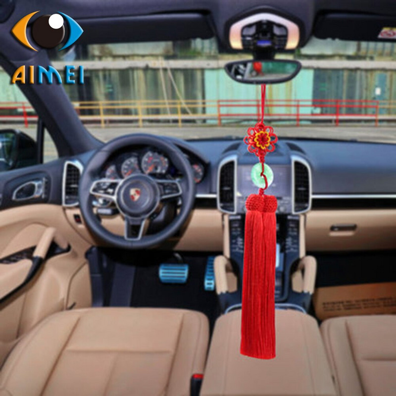 Prívesok do auta s dvojitým strapcom, šperky, doplnky, závesný strapec, ľadový hodváb, závesný nefritový strapec, dekorácia miestnosti, závesný hrot.