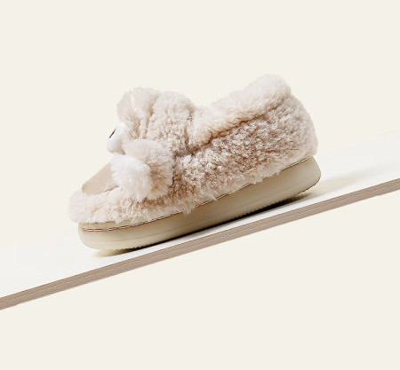 Detské teplé papučky - pre dievčatá