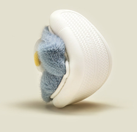 Detské domáce papuče pre dievčatá s 3D prvkom