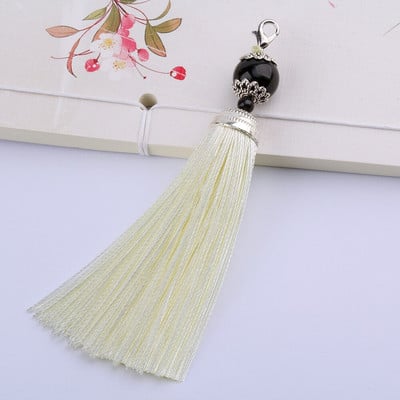 5 ks/lot hodvábnych strapcov so strapcami, štetcom, strapcami, lemom s korálkami, príveskom na šitie záclon, šperky, doplnky, DIY svadobné dekorácie