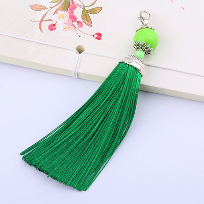 5 ks/lot hodvábnych strapcov so strapcami, štetcom, strapcami, lemom s korálkami, príveskom na šitie záclon, šperky, doplnky, DIY svadobné dekorácie