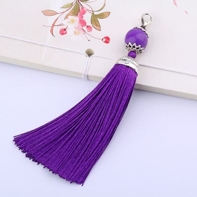 5 ks/lot hodvábnych strapcov so strapcami, štetcom, strapcami, lemom s korálkami, príveskom na šitie záclon, šperky, doplnky, DIY svadobné dekorácie