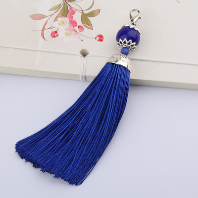 5 ks/lot hodvábnych strapcov so strapcami, štetcom, strapcami, lemom s korálkami, príveskom na šitie záclon, šperky, doplnky, DIY svadobné dekorácie