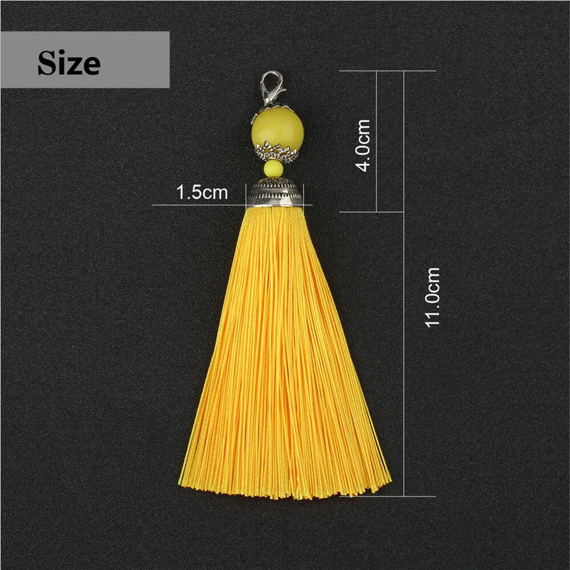 5 ks/lot hodvábnych strapcov so strapcami, štetcom, strapcami, lemom s korálkami, príveskom na šitie záclon, šperky, doplnky, DIY svadobné dekorácie
