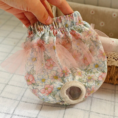 Umývateľné polyesterové potlačené nohavičky pre domáce zvieratá, šortky pre psov, plienky pre psov, menštruačné spodné prádlo pre domáce zvieratá, fyziologické nohavičky pre domáce psy