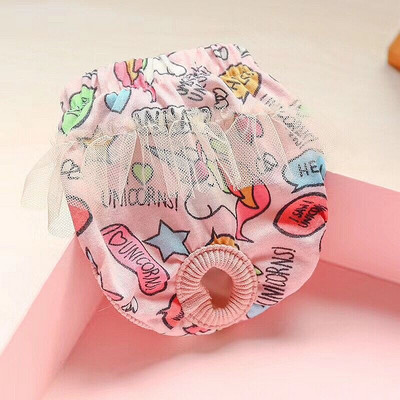 Umývateľné polyesterové potlačené nohavičky pre domáce zvieratá, šortky pre psov, plienky pre psov, menštruačné spodné prádlo pre domáce zvieratá, fyziologické nohavičky pre domáce psy