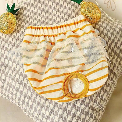 Umývateľné polyesterové potlačené nohavičky pre domáce zvieratá, šortky pre psov, plienky pre psov, menštruačné spodné prádlo pre domáce zvieratá, fyziologické nohavičky pre domáce psy