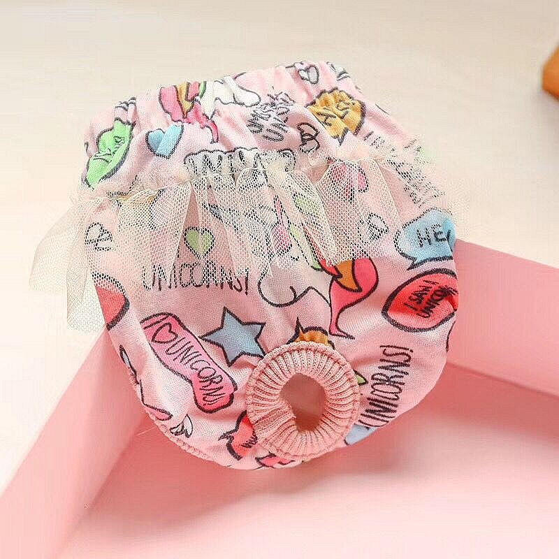 Umývateľné polyesterové potlačené nohavičky pre domáce zvieratá, šortky pre psov, plienky pre psov, menštruačné spodné prádlo pre domáce zvieratá, fyziologické nohavičky pre domáce psy