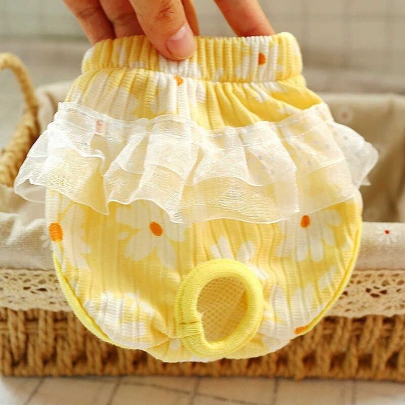 Umývateľné polyesterové potlačené nohavičky pre domáce zvieratá, šortky pre psov, plienky pre psov, menštruačné spodné prádlo pre domáce zvieratá, fyziologické nohavičky pre domáce psy
