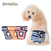 Priedušné plienky Benepaw pre psov, pohodlné, umývateľné, savé, menštruačné nohavičky pre feny, ľahko sa obliekajú/vyzliekajú