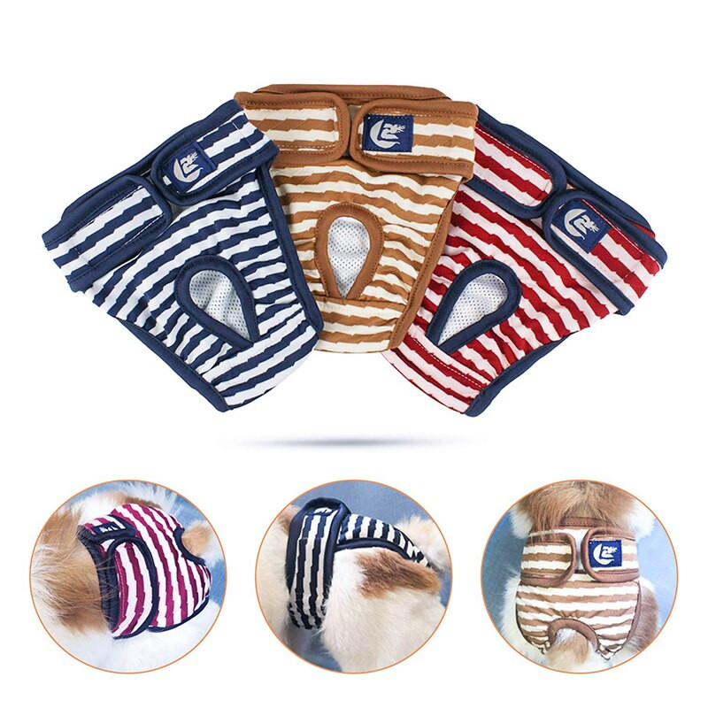 Priedušné plienky Benepaw pre psov, pohodlné, umývateľné, savé, menštruačné nohavičky pre feny, ľahko sa obliekajú/vyzliekajú