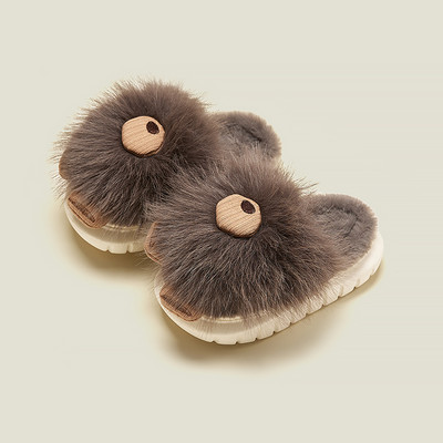 Detské páperové papuče s platformou