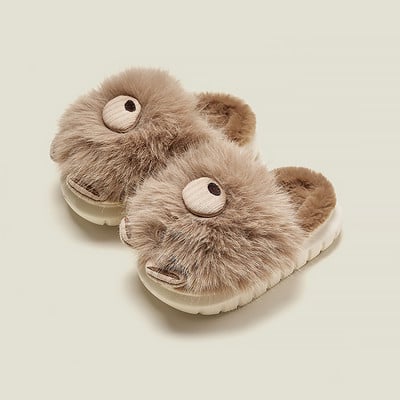 Detské páperové papuče s platformou