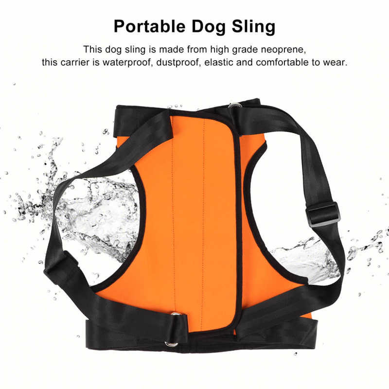 Reguliuojamas kelnaitės šunų diržas užpakalinėms kojoms padeda pagyvenusiems šunims, turintiems riboto judrumo, šunų pakėlimo diržai senyvo amžiaus sergančiam augintinio šuniukui