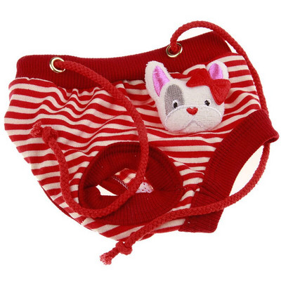 Scutec pentru câini Pantaloni sanitari fiziologici lavabili pentru femeie Pantaloni scurți pentru câini Chiloți Lenjerie de corp pentru menstruație pentru câini mici și mijlocii