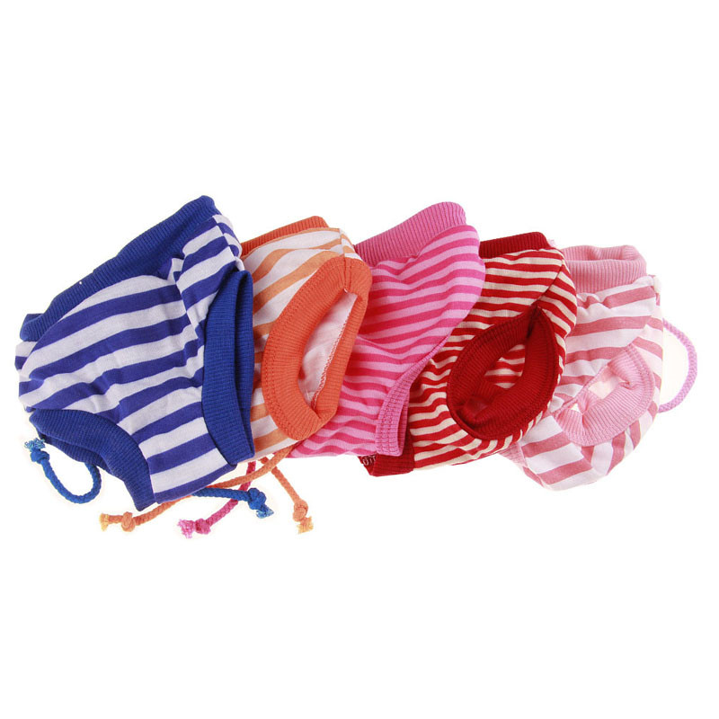 Scutec pentru câini Pantaloni sanitari fiziologici lavabili pentru femeie Pantaloni scurți pentru câini Chiloți Lenjerie de corp pentru menstruație pentru câini mici și mijlocii