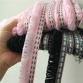 10 yarzi/lot bricolaj dantelă ciucuri franjuri bumbac dantelă etnică trim panglică cusut rochie scenă îmbrăcăminte perdea decorativă SM597