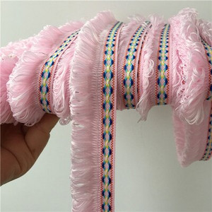 10 yarzi/lot bricolaj dantelă ciucuri franjuri bumbac dantelă etnică trim panglică cusut rochie scenă îmbrăcăminte perdea decorativă SM597