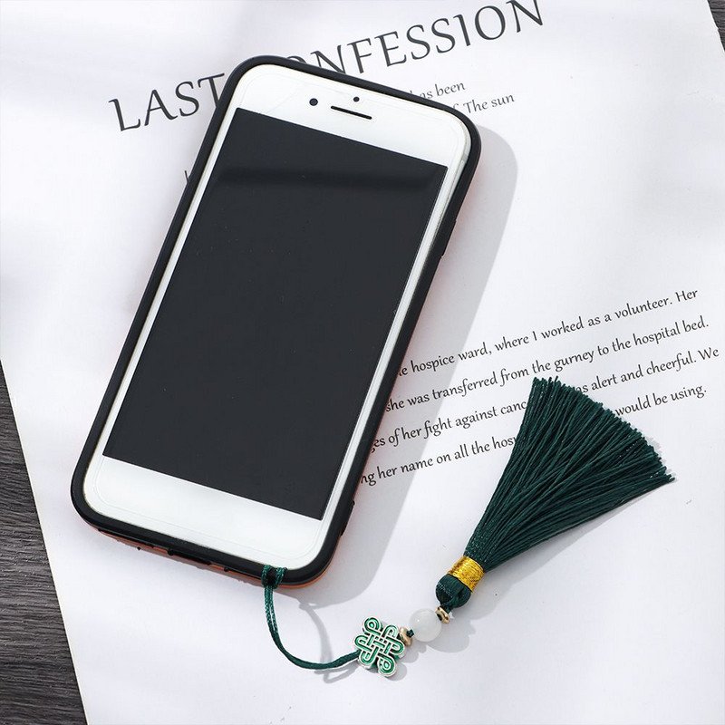 5 ΤΕΜ Χειροποίητο κινέζικο κόμπο Φούντα μεταξωτό κρόσσι κτυπήματα λουλούδι φούντα τελειώματα διακοσμητικό Ένδυμα για κουρτίνες σπιτιού Κρεμαστό ντεκόρ