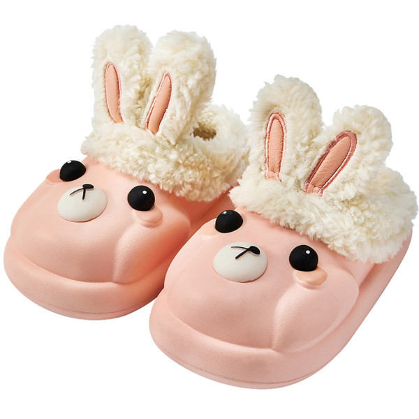 Detské papuče pre dievčatá s vnútorným chlpatým materiálom