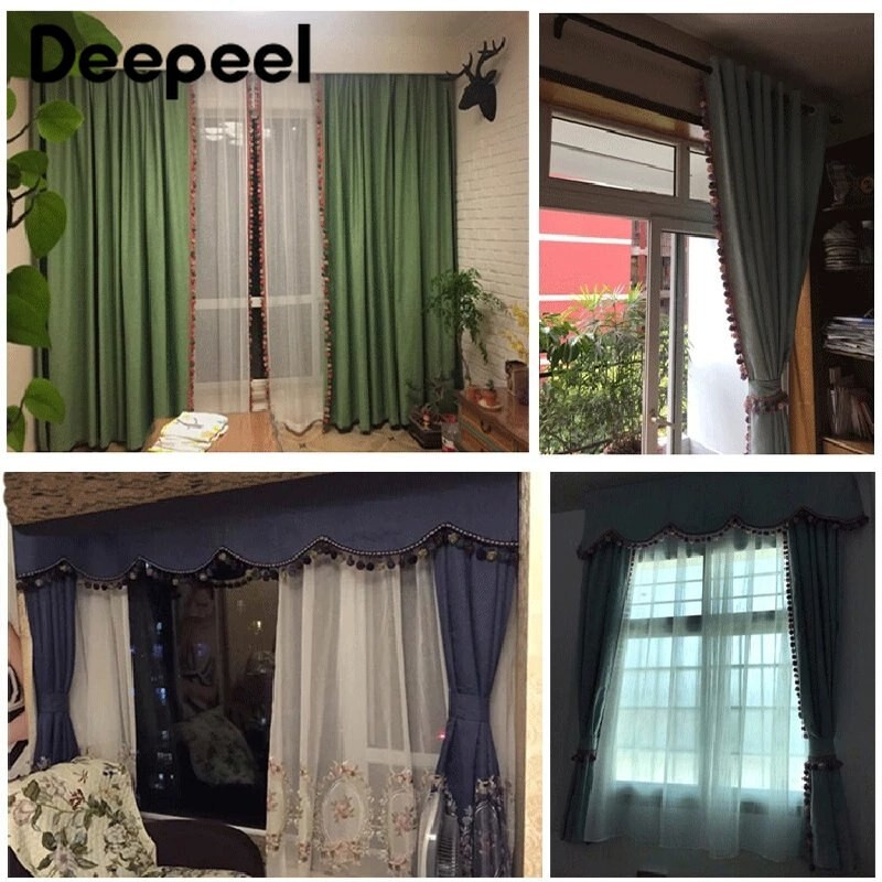 1/2μέτρα 6 εκ. Έγχρωμη φούντα Διακοσμητικό κρόσσι Πομπον Μπάλα με χάντρες Δαντέλα Κορδέλα Κουρτίνα Hometextile Ρούχα Διακόσμηση Αξεσουάρ ραπτικής