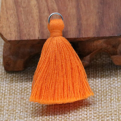 30 ks 5 cm strieborný prsteň bavlnená niť hrubý strapec DIY domáce záclony odevy doplnky náušnice náhrdelník remeslo strapce lem