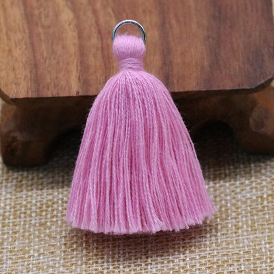 30 ks 5 cm strieborný prsteň bavlnená niť hrubý strapec DIY domáce záclony odevy doplnky náušnice náhrdelník remeslo strapce lem