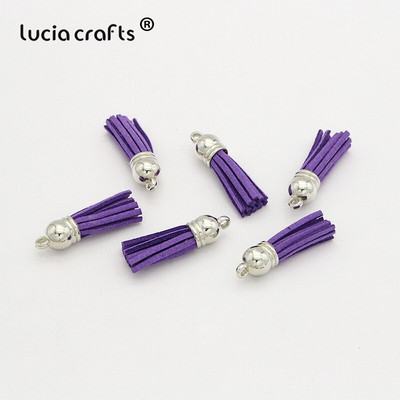 Lucia käsitöö 12 tk/24 tk Tups võtmehoidja mobiiltelefoni rihmad Käsitsi valmistatud isetehtud ehted I0103