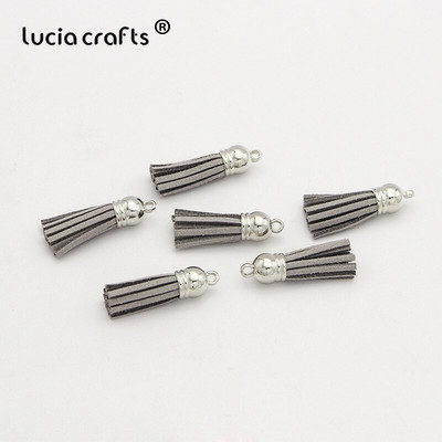 Lucia käsitöö 12 tk/24 tk Tups võtmehoidja mobiiltelefoni rihmad Käsitsi valmistatud isetehtud ehted I0103