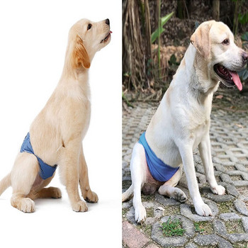 Многократно миещи се шорти за кучета Пелена за кучета Издръжливи меки стилни панталони за мъжки кучета Гащички Бельо за кучета XS-XL