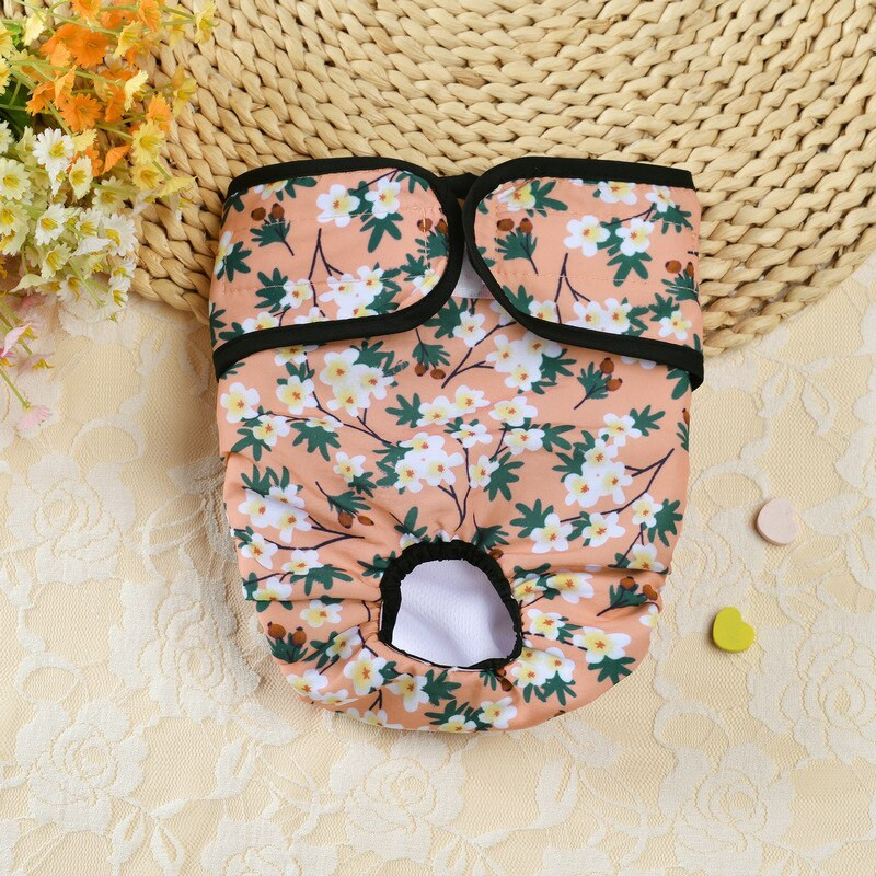 Koerte mähe füsioloogilised püksid hügieenilised korduvkasutatavad pestavad emased koerte aluspüksid lühikesed aluspesu püksid koertele takjapaelaga mähkmekile