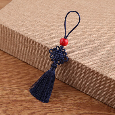 5 ks červených korálok, mini čínsky uzol, strapec, DIY šperky, doplnky, domáci textil, záclony, odevy, šitie, makramé, dekorácia, prívesok