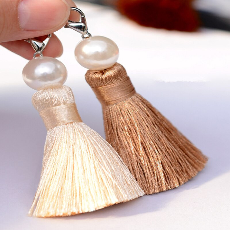 2 ks/balenie príveskov s imitáciou perál, strapcov, strapce, DIY kľúčenka, popruhy na mobil, peňaženky, batohy, šperky, prívesky, ozdobné strapce