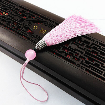 5-10 ks farebných korálkových hodvábnych strapcov, DIY kľúčenky, odevy, dekorácie, doplnky, prívesky, dámska taška na telefón, zliatinová šnúrka, strapce, strapce