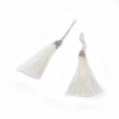 Cercei cu ciucuri de 9 cm pentru femei, ciucuri decorative din mătase pentru perdele, articole de îmbrăcăminte, bijuterii, materiale pentru descoperiri, 10 buc/lot