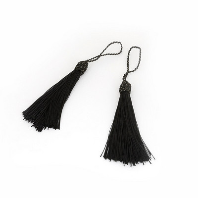 Cercei cu ciucuri de 9 cm pentru femei, ciucuri decorative din mătase pentru perdele, articole de îmbrăcăminte, bijuterii, materiale pentru descoperiri, 10 buc/lot