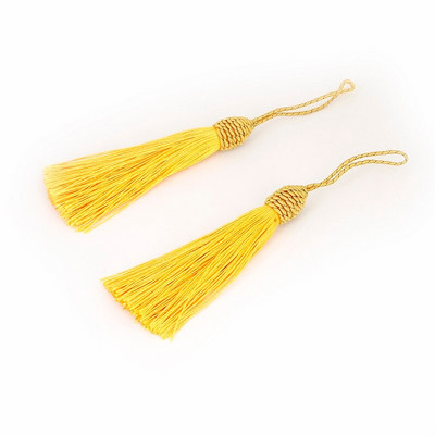 Cercei cu ciucuri de 9 cm pentru femei, ciucuri decorative din mătase pentru perdele, articole de îmbrăcăminte, bijuterii, materiale pentru descoperiri, 10 buc/lot