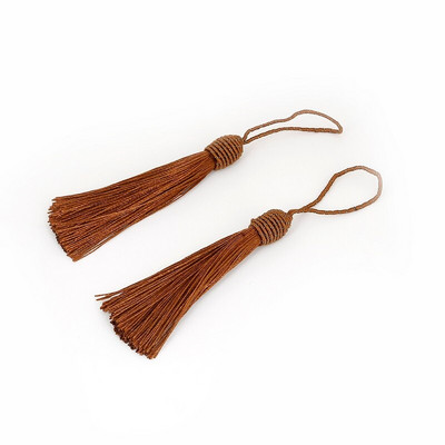 Cercei cu ciucuri de 9 cm pentru femei, ciucuri decorative din mătase pentru perdele, articole de îmbrăcăminte, bijuterii, materiale pentru descoperiri, 10 buc/lot