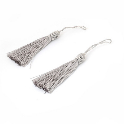 Cercei cu ciucuri de 9 cm pentru femei, ciucuri decorative din mătase pentru perdele, articole de îmbrăcăminte, bijuterii, materiale pentru descoperiri, 10 buc/lot