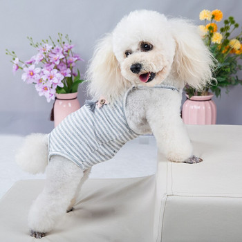 Ριγέ μονοκόμματο λουράκι για κατοικίδια Pet Physiological Παντελόνι Σκύλος Εμμηνορροϊκό Παντελόνι Teddy Bear Puppy Hygiene Παντελόνι Σκύλος Εσωρούχων Σκύλος Εσωρούχων σκύλου